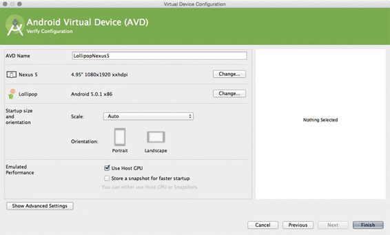 Updating emulator properties